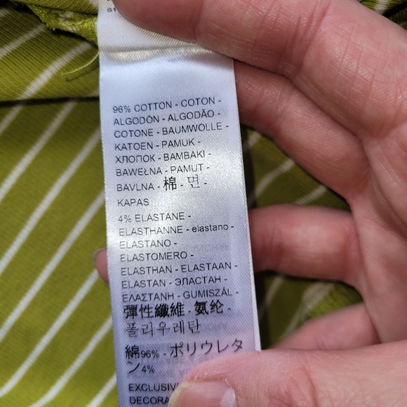 Levi's Honey Short Sleeve T in Pea Green, VGUC, Size 3X - Picture 7 of 7